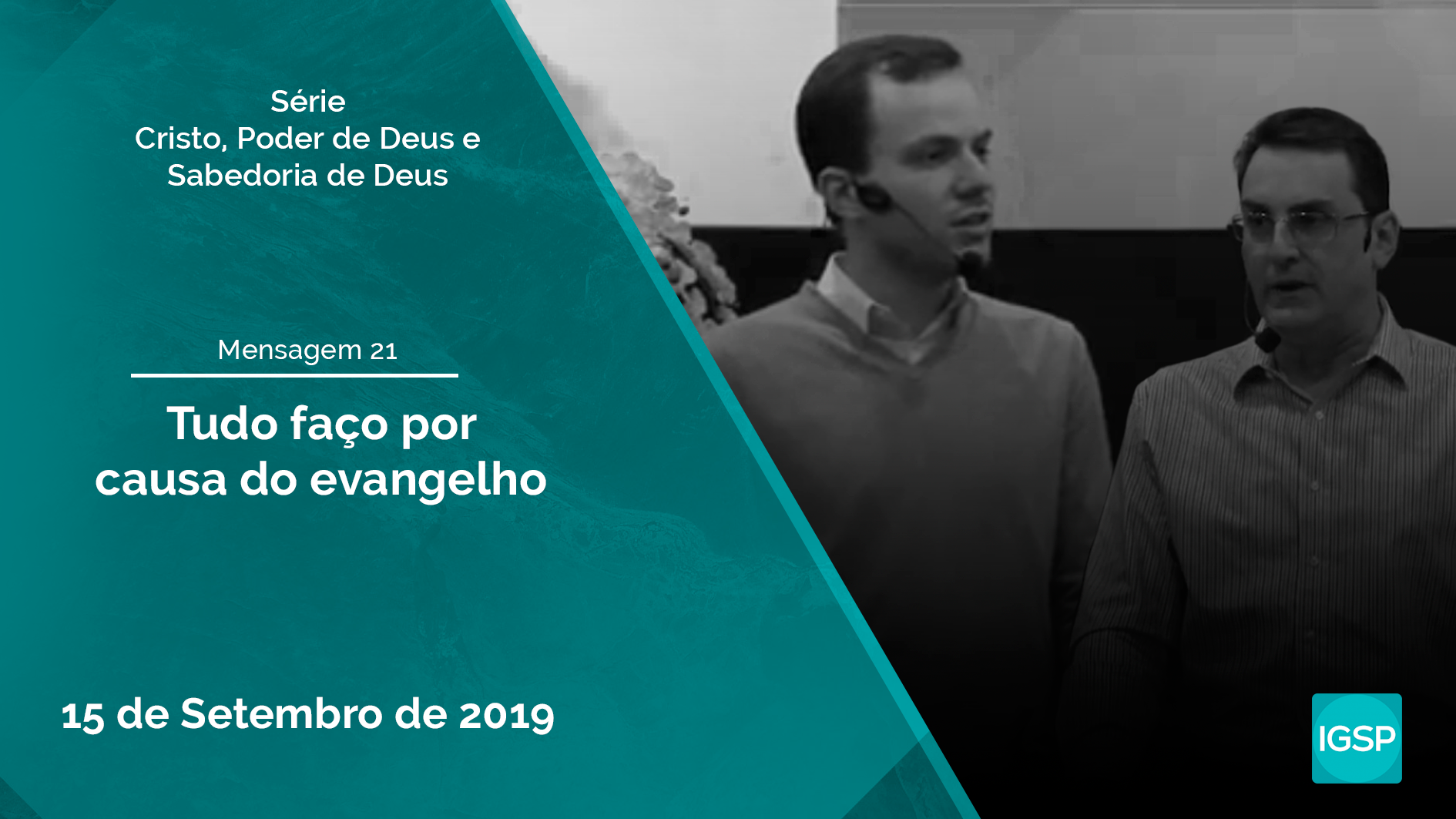 Read more about the article Tudo faço por causa do evangelho