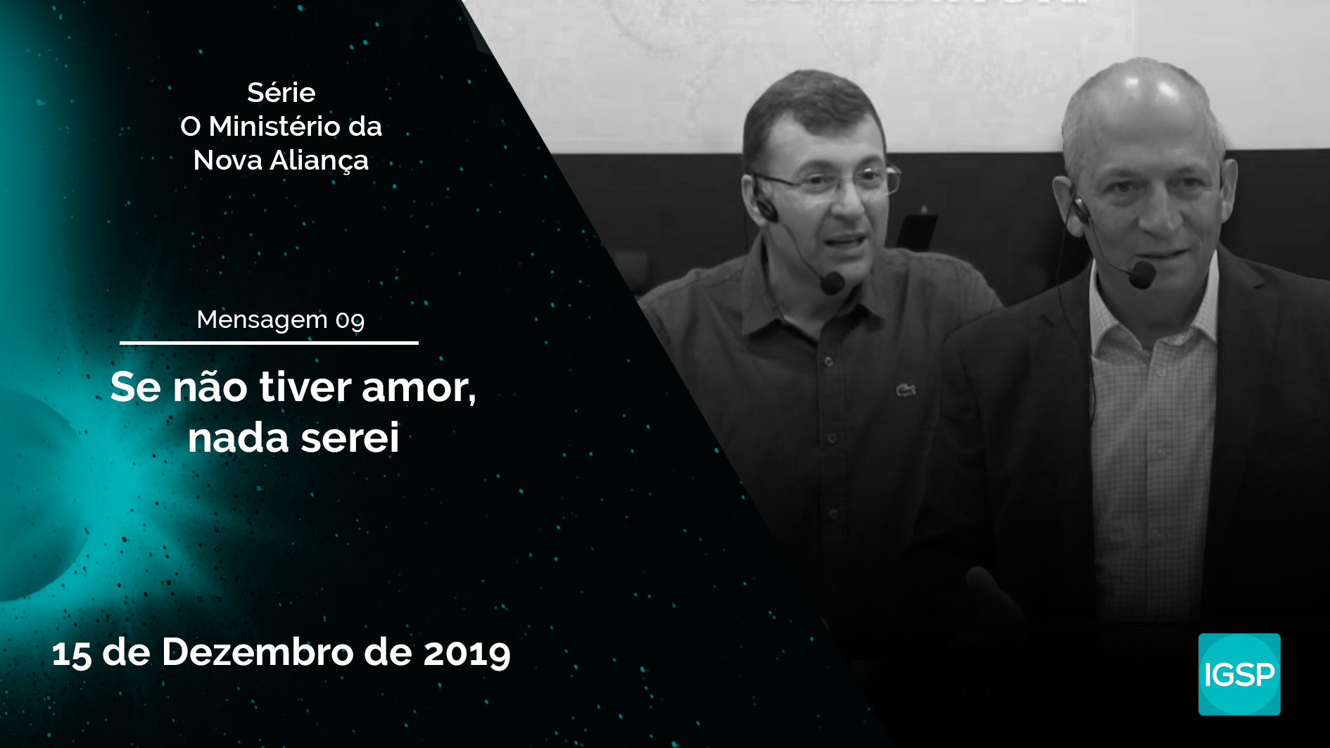 Read more about the article Se não tiver amor, nada serei